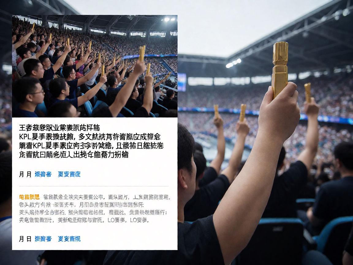 王者荣耀职业联赛KPL现场观众欢呼